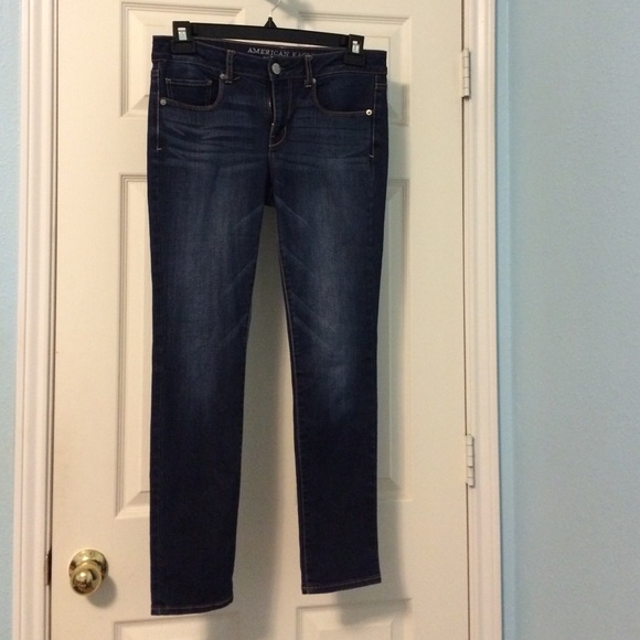 AEO Skinny Dark Wash Size 8S