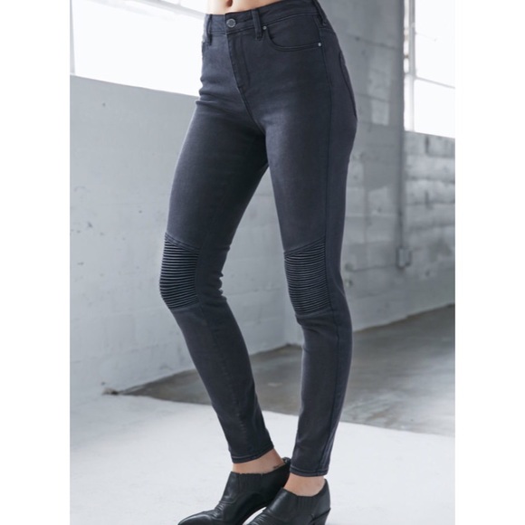 BULLHEAD from PACSUN MOTO HIGH RISE JEANS