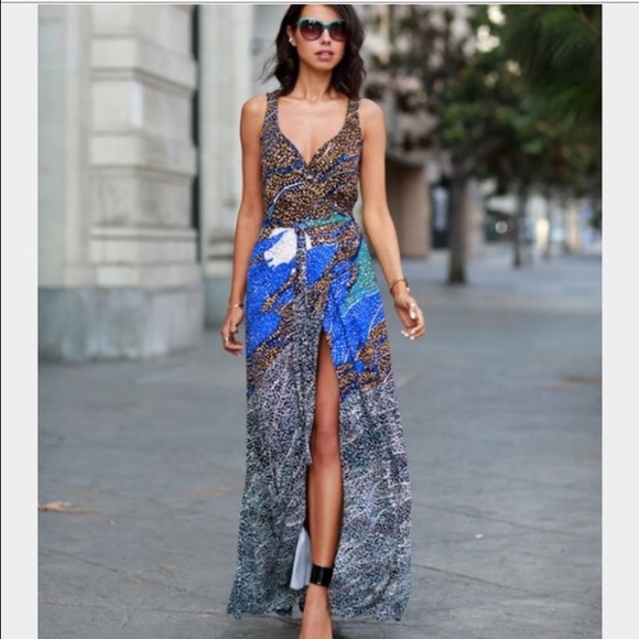 Dvf  Sonia Mountain Jewel Mojen dress