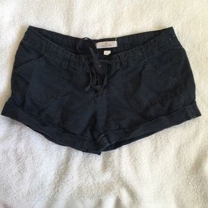 Hollister Navy Cargo Shorts - Size 3