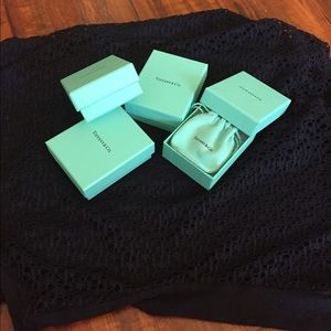 4 Authentic Tiffany blue boxes