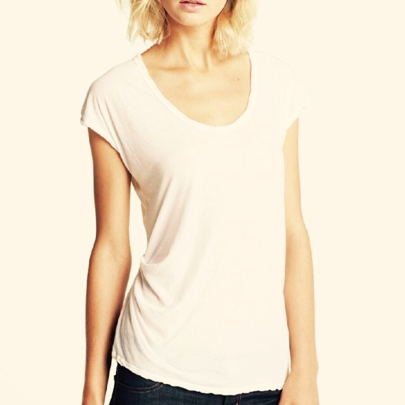 James Perse Side Rouched Tee