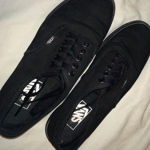 All black vans