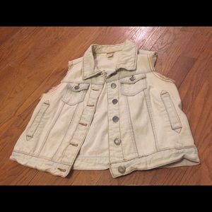 Whitewash Denim Vest