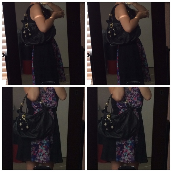 Rare Juicy Couture pom pom leather bag! - Picture 4 of 4