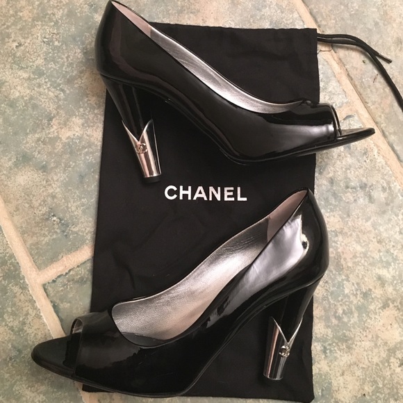 CHANEL Peep Toe Pumps - Picture 2 of 4