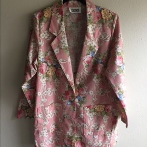 FOR SALE ON ETSY - Vintage Floral Blazer