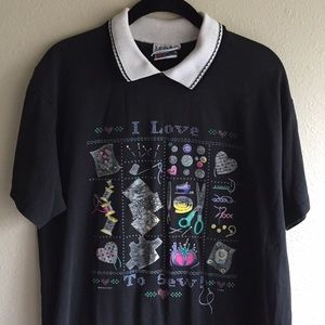 FOR SALE ON ETSY - Vintage Collared T-Shirt