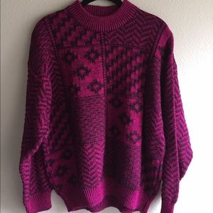 FOR SALE ON ETSY - Vintage Geo Abstract Sweater