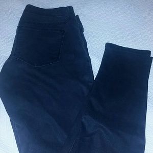 Flying Monkey Black Wax Coated Skinny Jeans