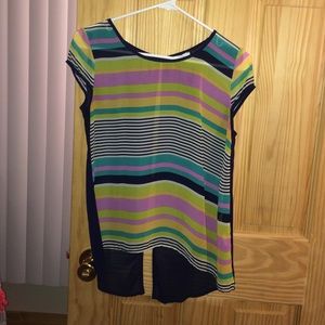 Multicolor chiffon blouse