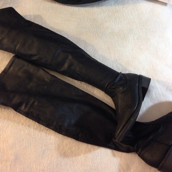 Black thigh highs