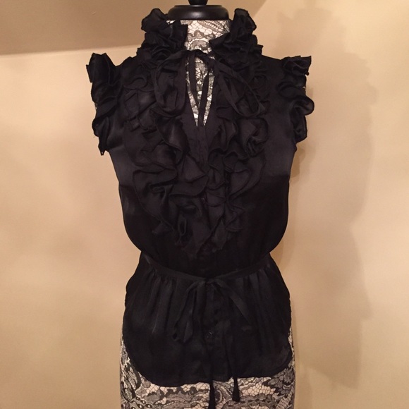 Black turtleneck dressy top!