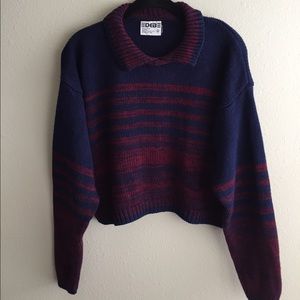 FOR SALE ON ETSY - Vintage Cropped Collar Sweater