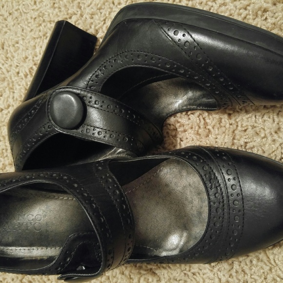 Oxford chunky heels