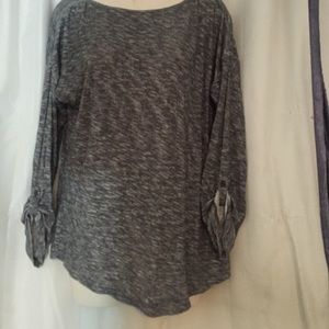LOFT gray casual top