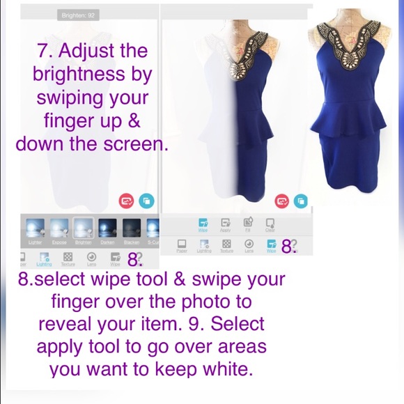 How to get a white background for your product. - Picture 3 of 4