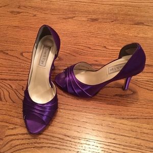 Purple heels, size 7 1/2