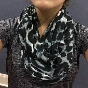 Cheetah print infinity scarf