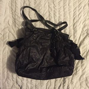 Juicy couture black glitter purse