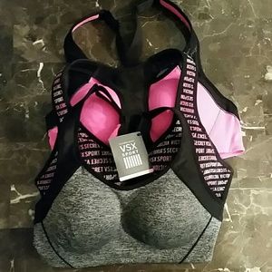 3 vs sport bra bundle 32c