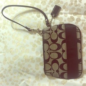 genuine coach wristlets