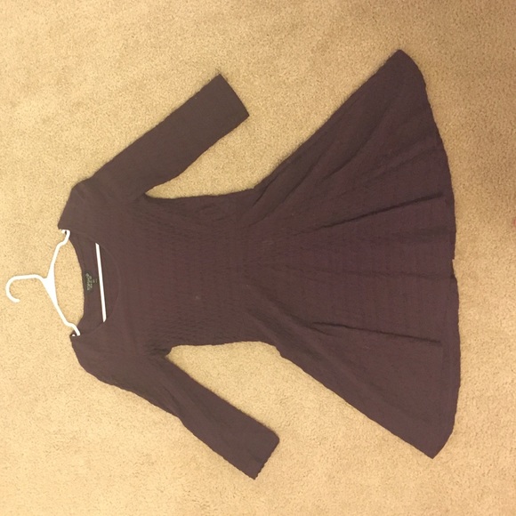 Topshop plum colored dress