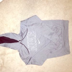 Gray Nike Thermafit Hoodie