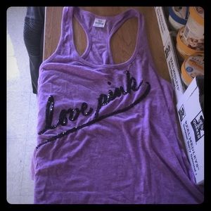 Victoria's Secret Love Pink Tank Top
