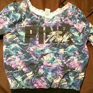 2 bundled victoria secret shirts.