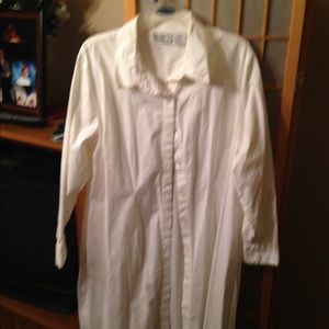 Maxi length Button Down Top