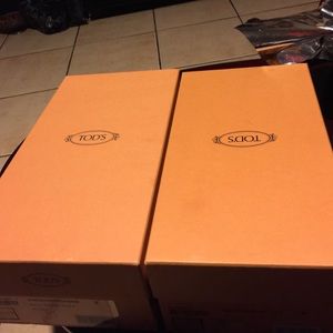 TOD'S shoe boxes .