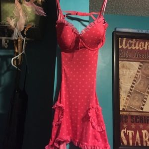 Pink Polka Dot Nightie