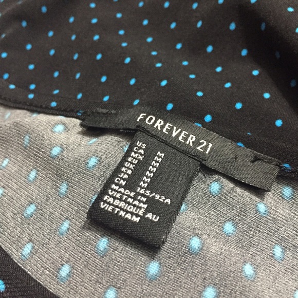 Navy and Blue Polka Skater Dress - Picture 3 of 3