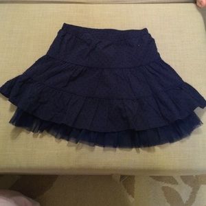 Navy blue skirt
