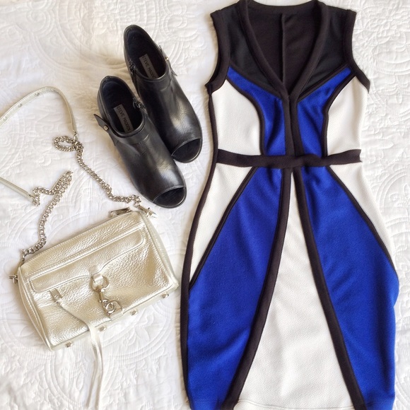 Dresses & Skirts - Color Block Bodycon Mini Dress