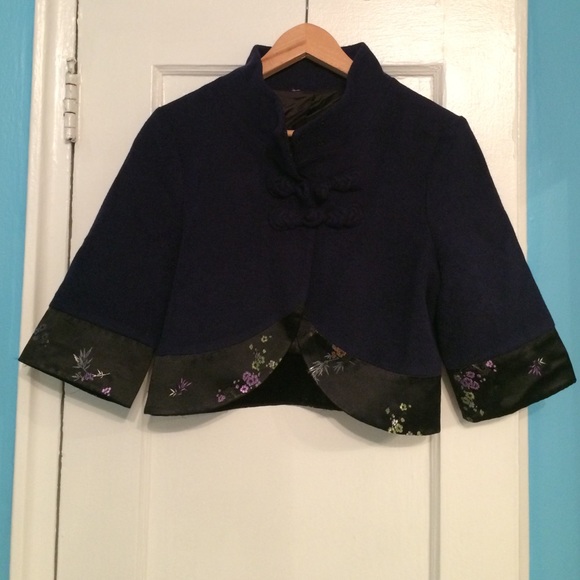 Dark purple jacket