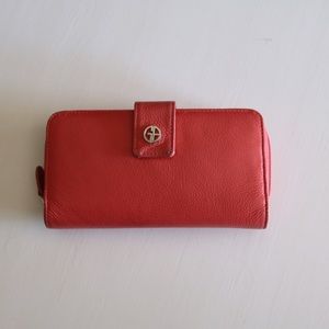 Style and Company orange wallet.