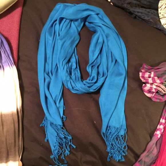 Turquoise fashion scarf