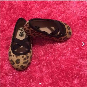 Leopard Strappy Flats