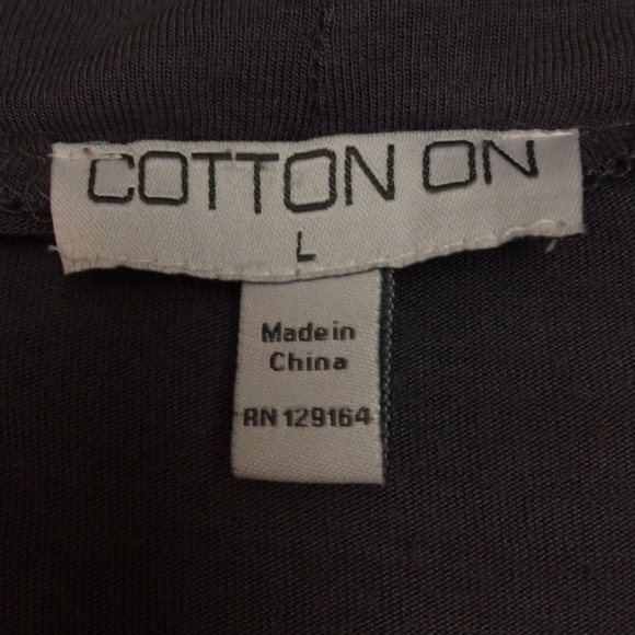 Women's Large Cotton On Light Grey cardigan.