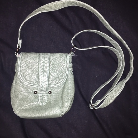 Mint cross body purse