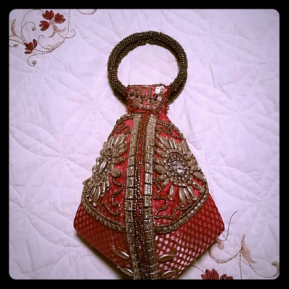 Red Gold Fortune Cookie Bag