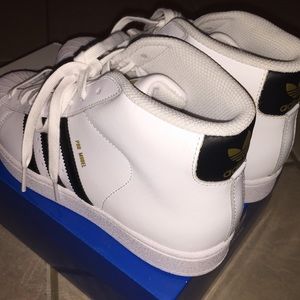 Adidas High Top Superstar Sneakers NWOT