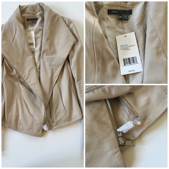 NFS 🚫SOLD on TRADESY‼️NWT Vince Leather Scuba - Picture 3 of 4