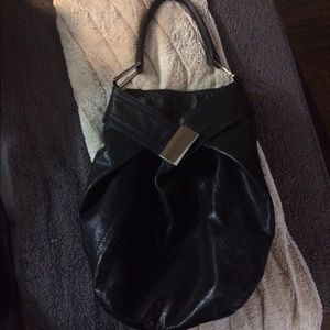 Kooba black leather vintage bag EUC