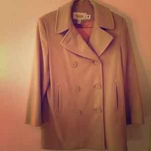 Tan pea coat