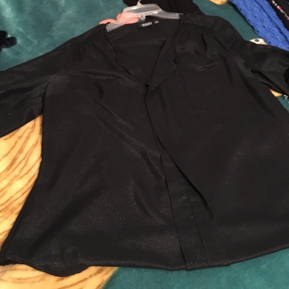 Cute black shirt with gold sparkle