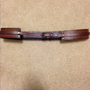 Abercrombie leather belt. Size small.