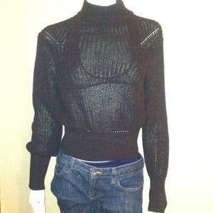 American Apparel Women's mock neck pullover